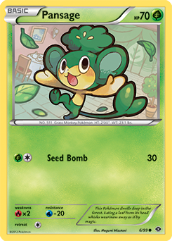 Pansage 6/99 Pokémon card from Next Destinies for sale at best price