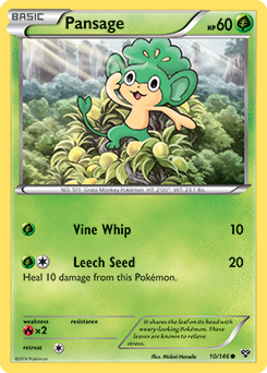 Pansage 10/146 Pokémon card from X&Y for sale at best price