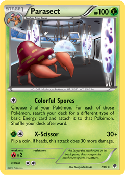 Parasect 7/83 Pokémon card from Generations for sale at best price