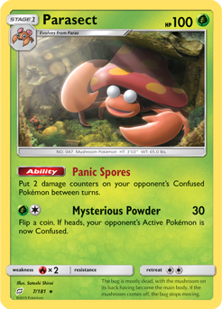 Parasect 7/181 Pokémon card from Team Up for sale at best price