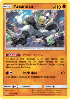 Passimian 70/156 Pokémon card from Untra Prism for sale at best price