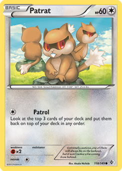 Patrat 118/149 Pokémon card from Boundaries Crossed for sale at best price