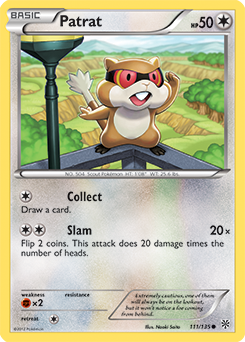 Patrat 111/135 Pokémon card from Plasma Storm for sale at best price