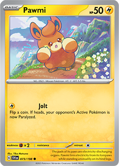Pawmi 073/198 Pokémon card from Scarlet & Violet for sale at best price