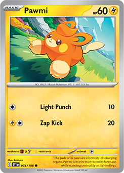 Pawmi 074/198 Pokémon card from Scarlet & Violet for sale at best price