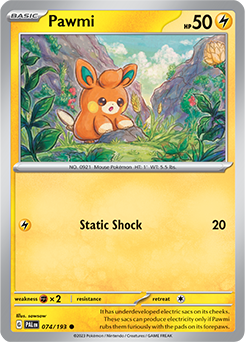 Pawmi 074/193 Pokémon card from Paldea Evolved for sale at best price