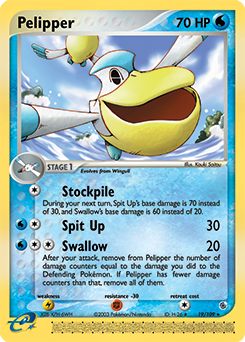 Carte Pokémon Bekipan 19/109 de la série Ex Rubis & Saphir en vente au meilleur prix