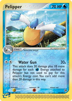 Carte Pokémon Peu commune Bekipan 50/100 de la série Ex Tempête de Sable