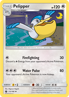 Pelipper 112/168 Pokémon card from Celestial Storm for sale at best price