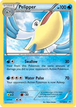 Pelipper 19/108 Pokémon card from Roaring Skies for sale at best price