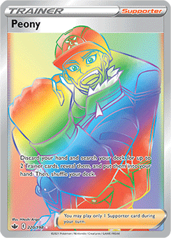 Peony 220/198 Pokémon card from Chilling Reign for sale at best price