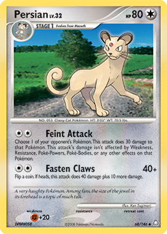 Persian 68/146 Pokémon card from Legends Awakened for sale at best price