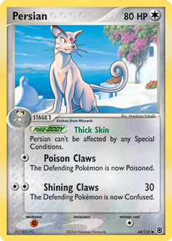 Carte Pokémon Persian 44/112 de la série Ex Rouge Feu Vert Feuille en vente au meilleur prix