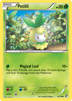 Petilil 9/114 Pokémon card from Black & White for sale at best price