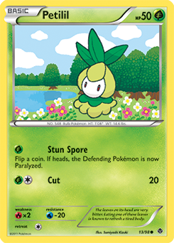 Petilil 13/98 Pokémon card from Emerging Powers for sale at best price