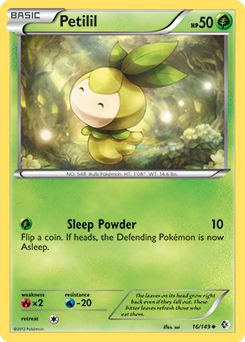 Petilil 16/149 Pokémon card from Boundaries Crossed for sale at best price