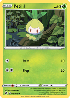 Petilil 009/195 Pokémon card from Silver Tempest for sale at best price