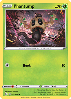 Phantump 016/196 Pokémon card from Lost Origin for sale at best price