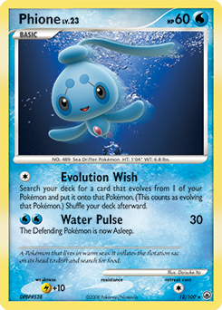 Phione 12/100 Pokémon card from Majestic Dawn for sale at best price