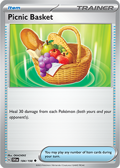 Uncommon Pokémon card Picnic Basket 184/198 from Scarlet & Violet expansion