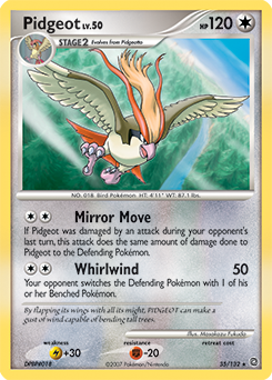 Pidgeot 35/132 Pokémon card from Secret Wonders for sale at best price