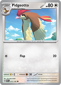 Pidgeotto 17/165 Pokémon card from 151 for sale at best price