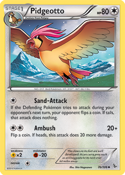 Pidgeotto 76/106 Pokémon card from Flashfire for sale at best price