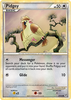 Pidgey 67/95 Pokémon card from Call of Legends for sale at best price