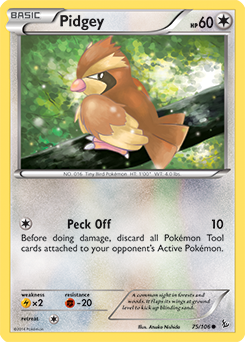 Pidgey 75/106 Pokémon card from Flashfire for sale at best price