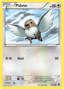 Pidove 80/98 Pokémon card from Emerging Powers for sale at best price