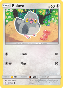 Pidove 174/236 Pokémon card from Unified Minds for sale at best price
