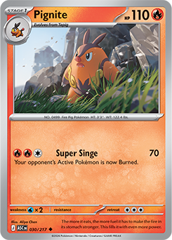 Carte Pokémon Peu commune Grotichon 30/217 de la série Héros Transcendants