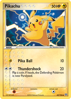Pikachu 60/106 Pokémon card from Ex Emerald for sale at best price