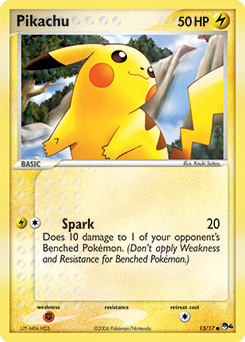 Carte Pokémon Pikachu 13/17 de la série POP 4 en vente au meilleur prix