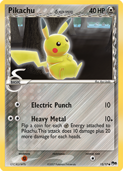 Carte Pokémon Pikachu 13/17 de la série POP 5 en vente au meilleur prix