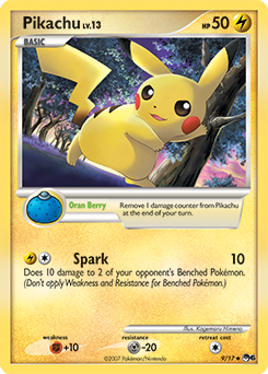 Carte Pokémon Pikachu 9/17 de la série POP 6 en vente au meilleur prix