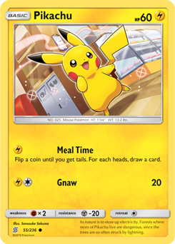 Pikachu 55/236 Pokémon card from Unified Minds for sale at best price