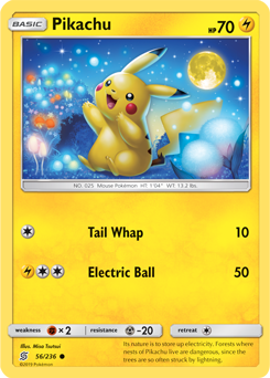 Pikachu 56/236 Pokémon card from Unified Minds for sale at best price