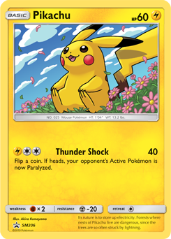 Pikachu SM206 Pokémon card from Sun and Moon Promos for sale at best price