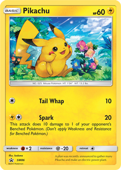 Pikachu SM86 Pokémon card from Sun and Moon Promos for sale at best price