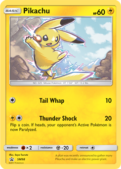 Pikachu SM98 Pokémon card from Sun and Moon Promos for sale at best price