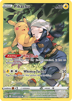 Pikachu TG05/TG30 Pokémon card from Lost Origin for sale at best price