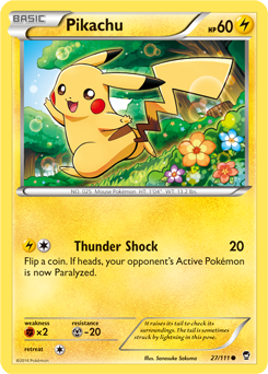 Pikachu 27/111 Pokémon card from Furious Fists for sale at best price