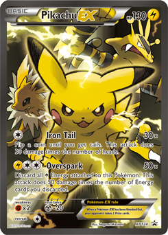 Promo Pokémon card Pikachu EX XY124 from XY Promos expansion