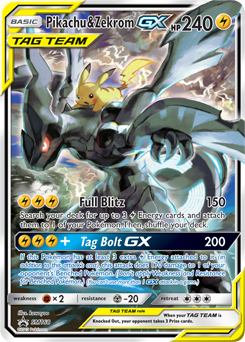 Pikachu & Zekrom GX SM168 Pokémon card from Sun and Moon Promos for sale at best price