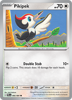 Carte Pokémon Communes Picassaut 66/84 de la série Nuit Noire