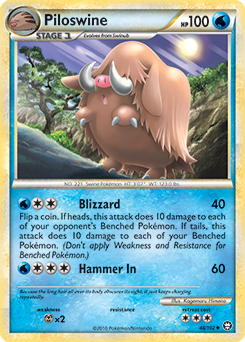 Piloswine 48/102 Pokémon card from Triumphant for sale at best price