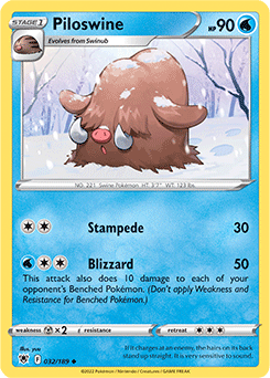 Piloswine 032/189 Pokémon card from Astral Radiance for sale at best price