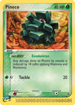 Pineco 71/97 Pokémon card from Ex Dragon for sale at best price