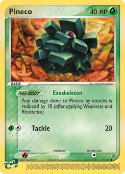 Carte Pokémon Commune Pomdepik 71/97 de la série Ex Dragon